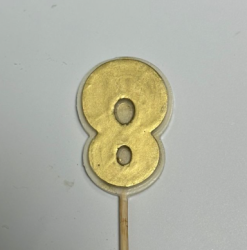 Изображение Фигурка из глазури цифра 8 на шпажке